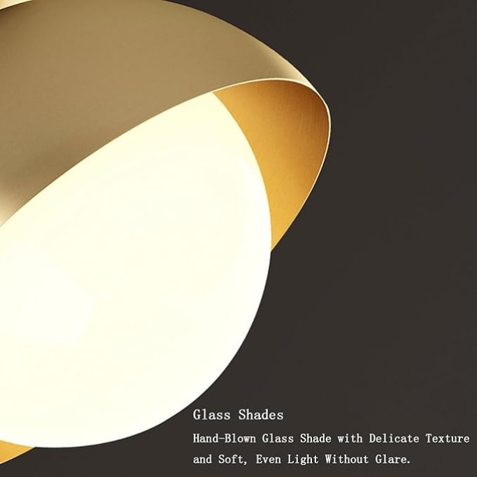 Close To Ceiling Lights White Glass Globe Ceiling Light Mid Century Brass Ceiling Lamp Semi Flush Mount Close to Ceiling Lighting Fixture Compatible with Cloakroom Study Staircase Aisle Corridor Balco