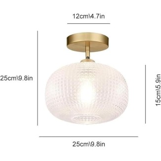 Mid Century Home Hallway Ceiling Light Globe Glass Close to Ceiling Lamp Semi Flush Mount Ceiling Lights,chandalier