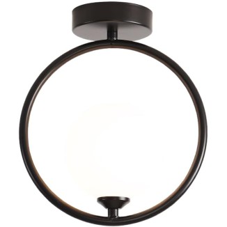 Mid Century Modern Gold Hallway Ceiling Light Fixture, Glass Semi Flush Mount Ceiling Light, Farmhouse Glass Kitchen Ceiling Light, Globe Bedroom Ceiling Lamp