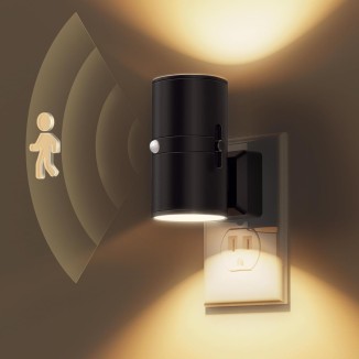 LED Motion Sensor Night Light Plug in, 2 Pack, Motion Activated Night Light, 0-100LM Dimmable, 3000K Soft White, Motion Sensor Light Indoor for Bathroom Hallway Bedroom Stairway Kids Elderly